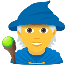 mage people joypixels sorcerer witch