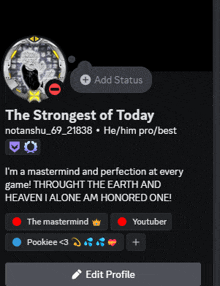 a screenshot of the strongest of today 's facebook page