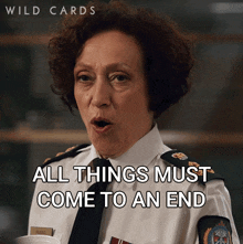 All Things Must Come To An End Commissioner Russo GIF - All Things Must Come To An End Commissioner Russo Wild Cards GIFs