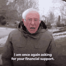 Bernie Sanders I Am Once Again GIF - Bernie Sanders I Am Once Again Asking For Your Financial Support GIFs