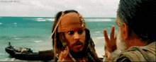 Jack Sparrow Pirates Of The Caribbean GIF - Jack Sparrow Pirates Of The Caribbean Jazz Hands GIFs