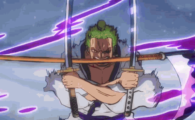 Zoro Points Sword GIF - Zoro points sword - Discover & Share GIFs