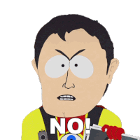No Captain Hindsight Sticker - No Captain Hindsight South Park Stickers
