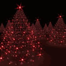 Boldog Karácsonyt Christmas Tree GIF - Boldog Karácsonyt Christmas Tree Red Lights GIFs