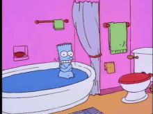 Cold Shower GIF - Simpsons Cold GIFs
