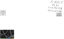 a screen shot of a video game with the words x-role play on it