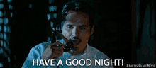 Have A Good Night Michael Pena GIF - Have A Good Night Michael Pena Mr Roarke GIFs