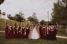 bridesmaids damas de honor thamar burgundy dresses