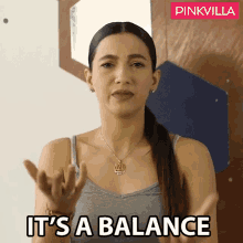 Its A Balance Gauahar Khan GIF - Its A Balance Gauahar Khan Pinkvilla GIFs