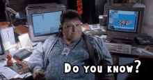 Wayne Knight, Do You Know? GIF - Youknow Doyouknow Jurassicpark GIFs