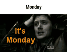 It Monday Crying Jensen Ackles GIF - It Monday Crying Jensen Ackles Dean Winchester GIFs