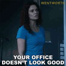 Your Office Doesnt Look Good Bea Smith GIF - Your Office Doesnt Look Good Bea Smith Wentworth GIFs