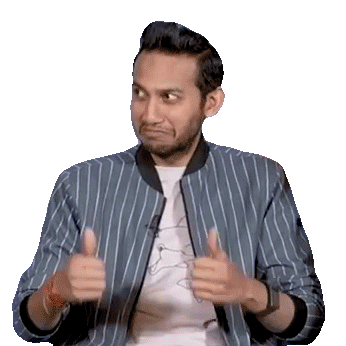 Two Thumbs Up Ritesh Agarwal Sticker - Two Thumbs Up Ritesh Agarwal Pinkvilla Stickers