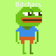 Bitchass Pepe GIF - Bitchass Pepe Frog Dance GIFs