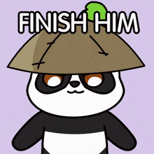 Finish Him Panda GIF