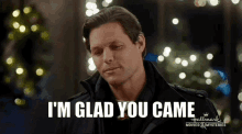 Justin Bruening Swept Up By Christmas GIF - Justin Bruening Swept Up By Christmas Im Glad You Came GIFs