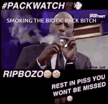 smoking the biotic pack