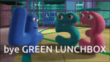 Bye Green Lunchbox Numberjacks GIF - Bye Green Lunchbox Numberjacks GIFs
