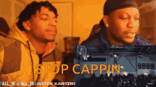 Stop The Cap Stop Cappin GIF - Stop The Cap Stop Cappin Laugh GIFs