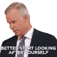 Better Start Looking After Yourself Gerry Dee Sticker - Better Start Looking After Yourself Gerry Dee Family Feud Stickers