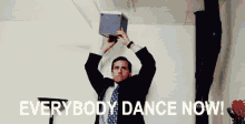 My Friday Attitude. No Work. Just Dance. GIF - The Office Everybody Dance Now Party GIFs
