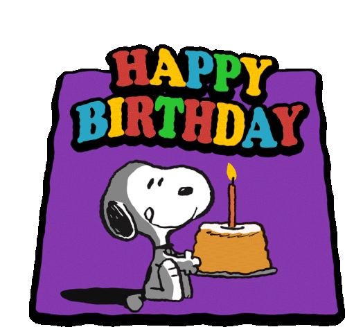 Happy Birthday Snoopy Sticker – Happy Birthday Snoopy Its Your Birthday – Ищите GIF-файлы и обменивайтесь ими