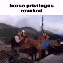 Horse Revoked GIF - Horse Revoked Privileges GIFs