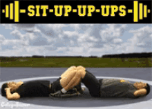 Sit Ups GIF - College Humor Comedy Funny GIFs