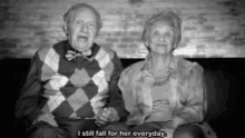 I Still Fall For Her Everyday Old Couple GIF
