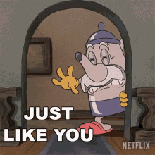 Just Like You Elder Kettle GIF - Just Like You Elder Kettle The Cuphead Show GIFs