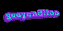 the word guayanditoo is displayed in purple and blue