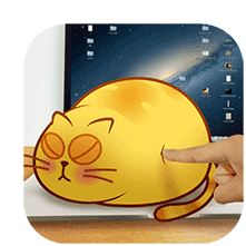 Cat Poke Sticker - Cat Poke Fat Stickers