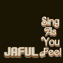 a poster that says makin keren dong sing as you feel jaful