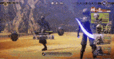 a screenshot of a video game shows a character named aramisa