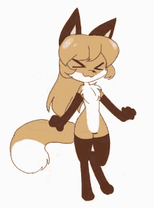 fox dancing happy