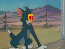 Tom And Jerry Heart Eyes GIF - Tom And Jerry Heart Eyes Heart GIFs