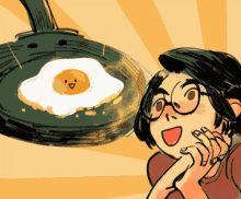 eggy egg fried egg pan chinese