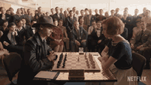 Playing Chess Benny Watts GIF - Playing Chess Benny Watts Beth Harmon GIFs