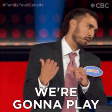 Were Gonna Play Jeremy GIF - Were Gonna Play Jeremy Family Feud Canada GIFs