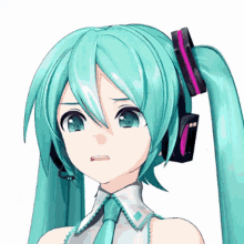 hatsune miku disgusted yikes huh what