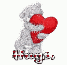 Hugs Love GIF - Hugs Love Teddy Bear Hug GIFs