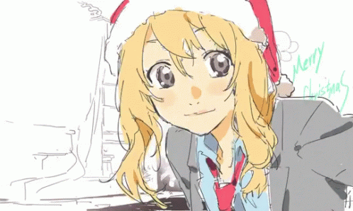 Anime Merry Christmas GIF - Anime Merry Christmas - Discover & Share GIFs
