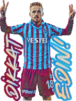Trabzonspor Edin Vişça Sticker - Trabzonspor Edin Vişça Stickers
