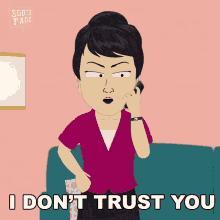 I Dont Trust You Mrs Nelson GIF