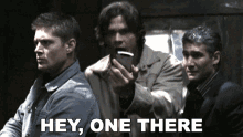 Hey One There Dean Winchester GIF - Hey One There Dean Winchester Sam Winchester GIFs