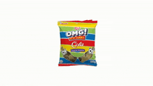 three bags of omg oh my gummy cola