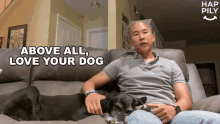 Above All Love Your Dog Happily GIF - Above All Love Your Dog Happily Love Your Dog GIFs
