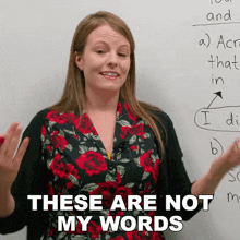 These Are Not My Words Emma GIF - These Are Not My Words Emma Engvid GIFs
