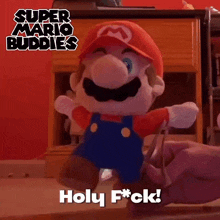 Mario Buddies Mario Swearing GIF - Mario Buddies Mario Swearing Mario F Bomb GIFs