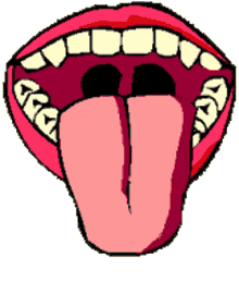 out tongue